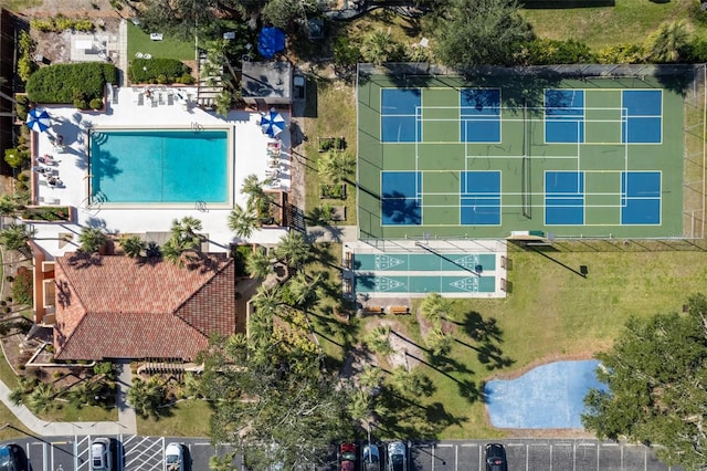 3006 Caring Way Unit 325, Port Charlotte, FL 33952 - drone / aerial view of a pool