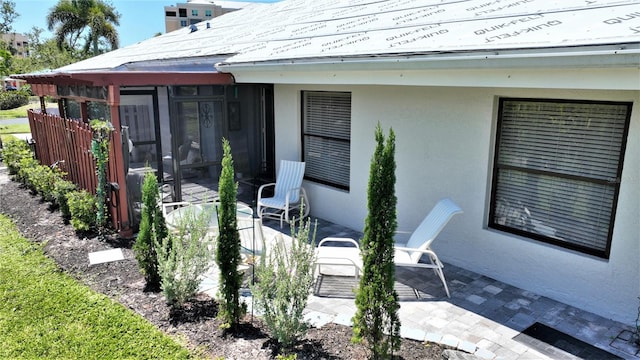 exterior space with a patio area