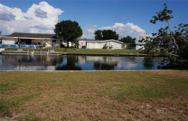 view of property view of water