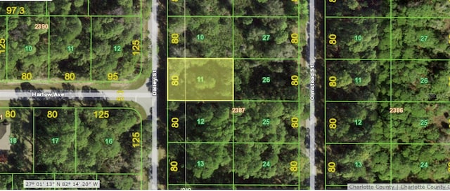 462 Dailey St, Port Charlotte FL, 33953 land for sale