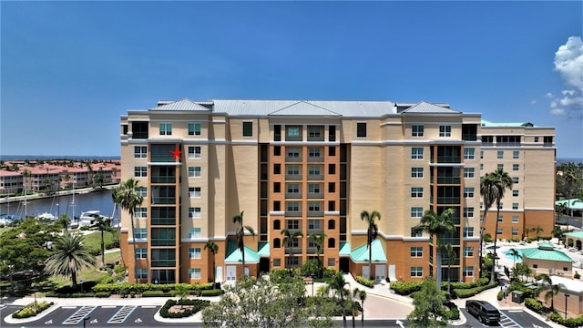 view of property featuring a water view