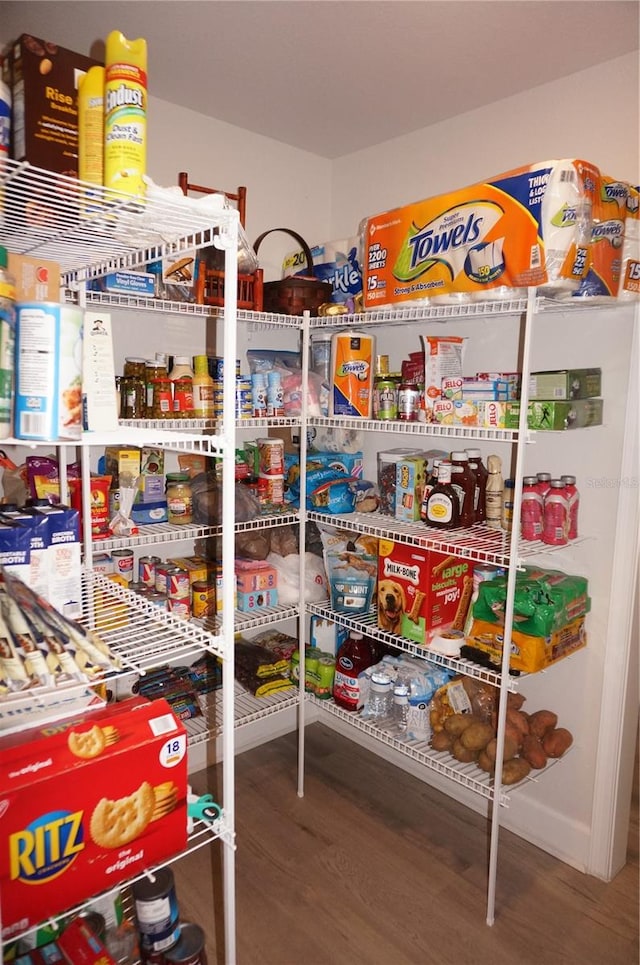 view of pantry