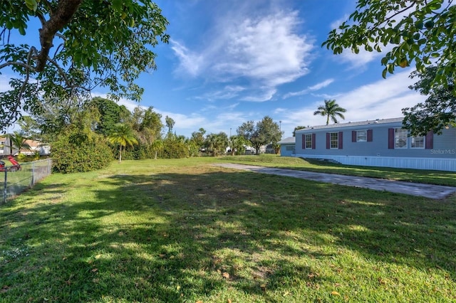 view of yard