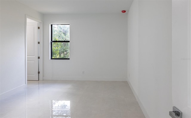 view of tiled empty room