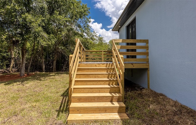 view of staircase