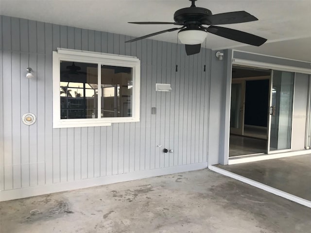 4127 Gardner Dr, Port Charlotte, FL 33952 - view of patio featuring a ceiling fan
