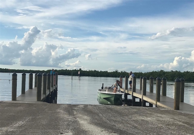 4127 Gardner Dr, Port Charlotte, FL 33952 - view of dock featuring a water view