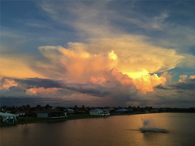 property view of water