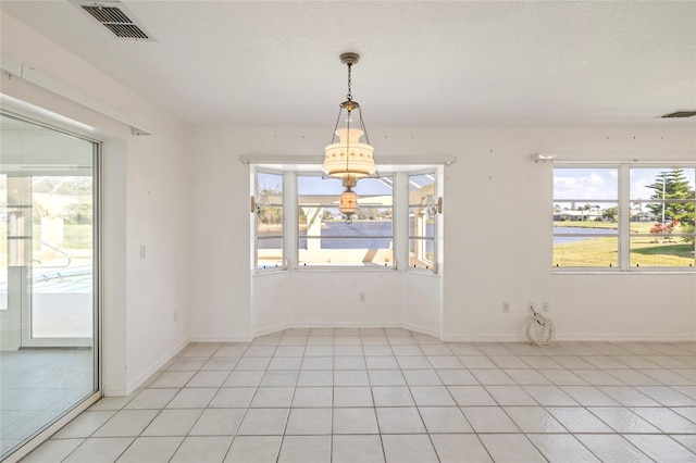 view of tiled empty room