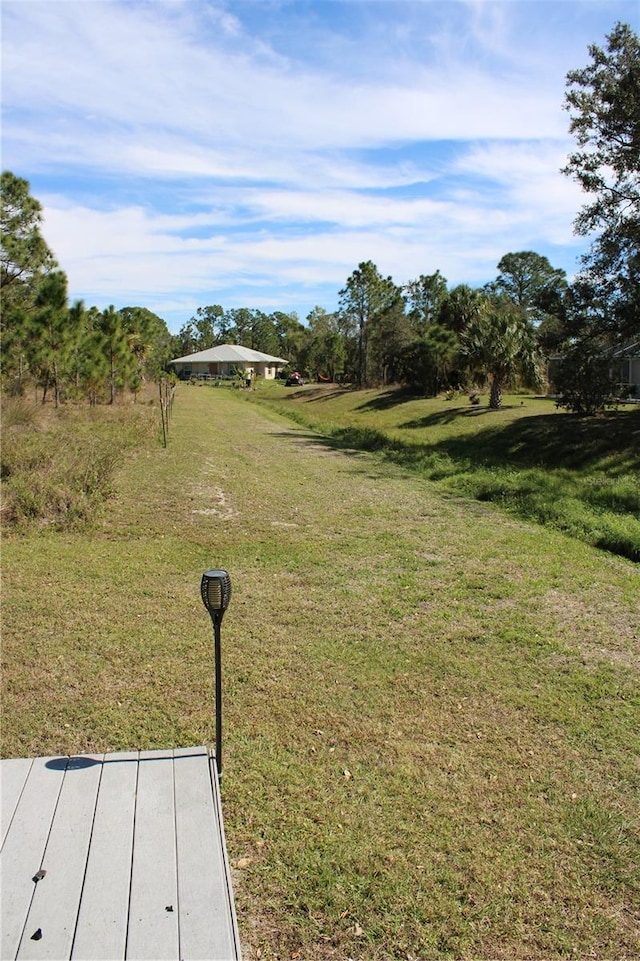 view of yard