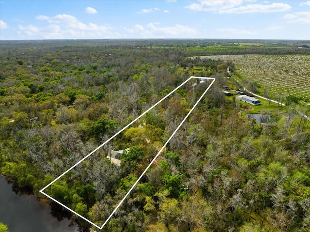 aerial view featuring a rural view