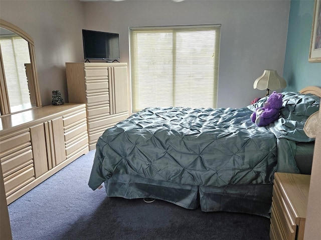 bedroom with carpet floors