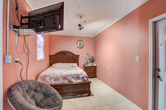 view of tiled bedroom