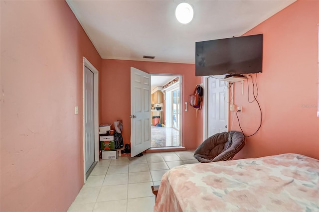 view of tiled bedroom