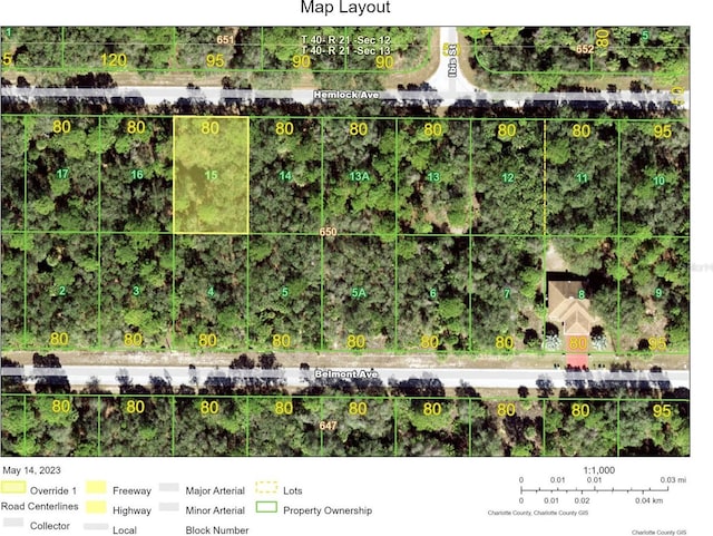 17123 Hemlock Ave, Port Charlotte FL, 33948 land for sale