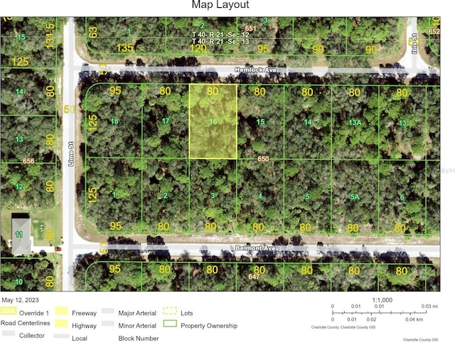 17115 Hemlock Ave, Port Charlotte FL, 33948 land for sale