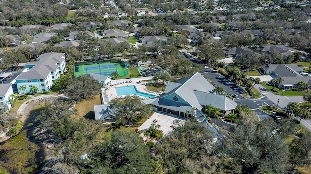 view of aerial view