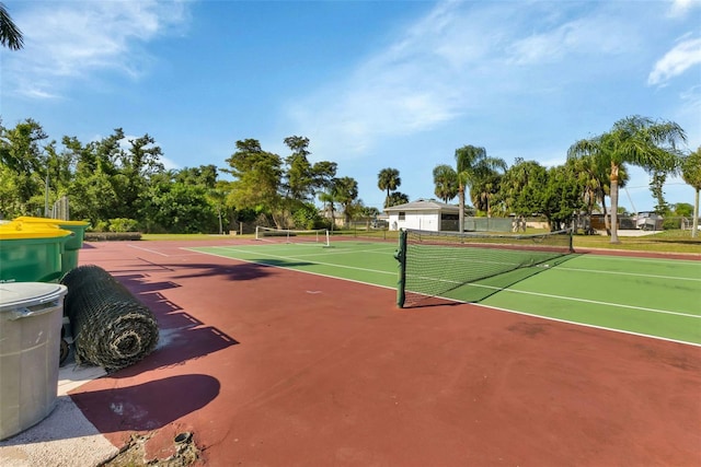 view of sport court with community basketball court and fence