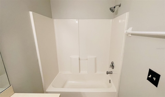 bathroom featuring bathing tub / shower combination