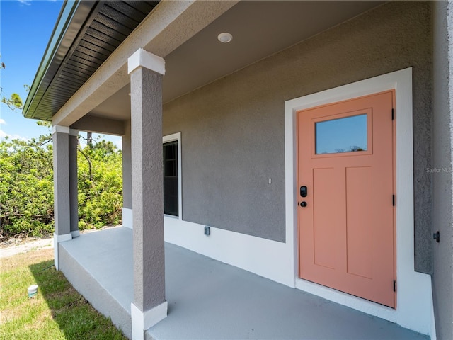 view of entrance to property