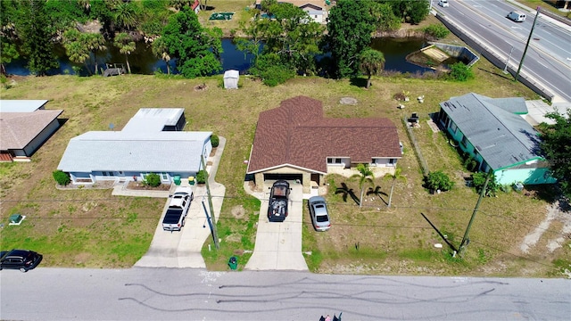 view of aerial view