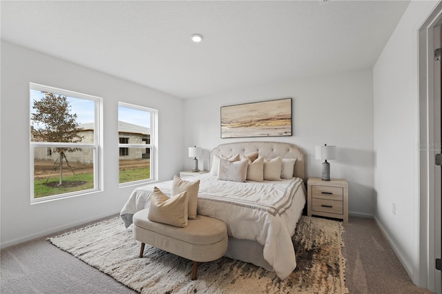 bedroom featuring carpet flooring