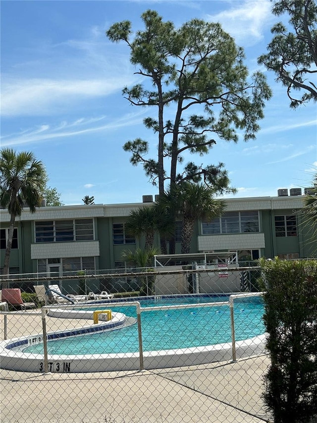 view of pool