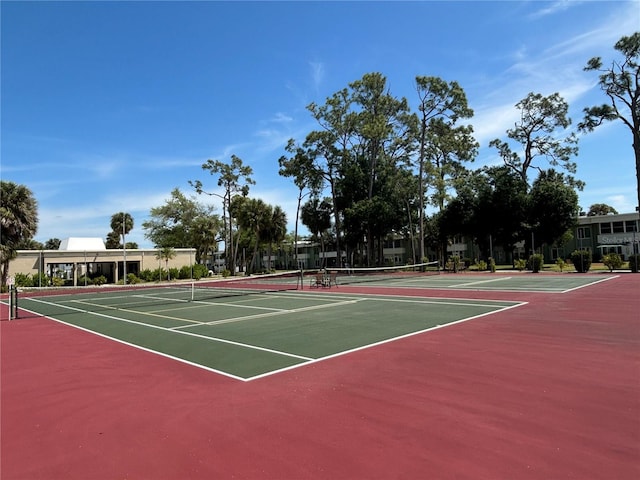 view of sport court