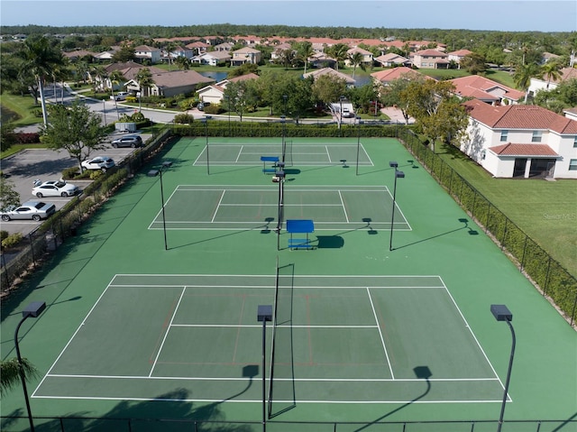 view of sport court