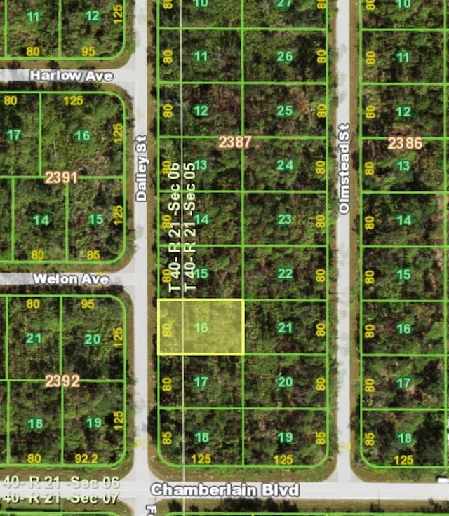 502 Dailey St, Port Charlotte FL, 33953 land for sale