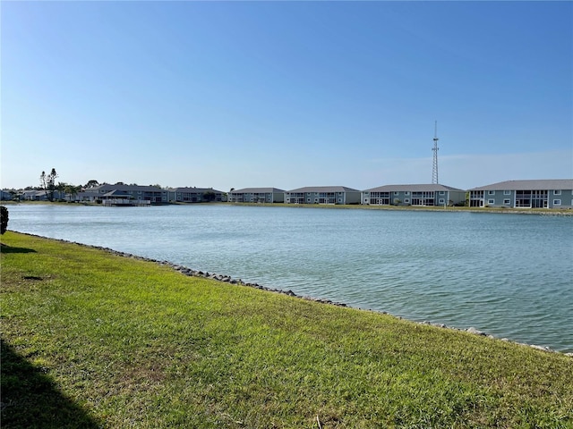 view of water feature