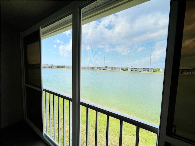 property view of water