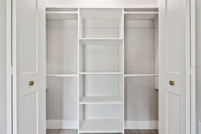 view of closet