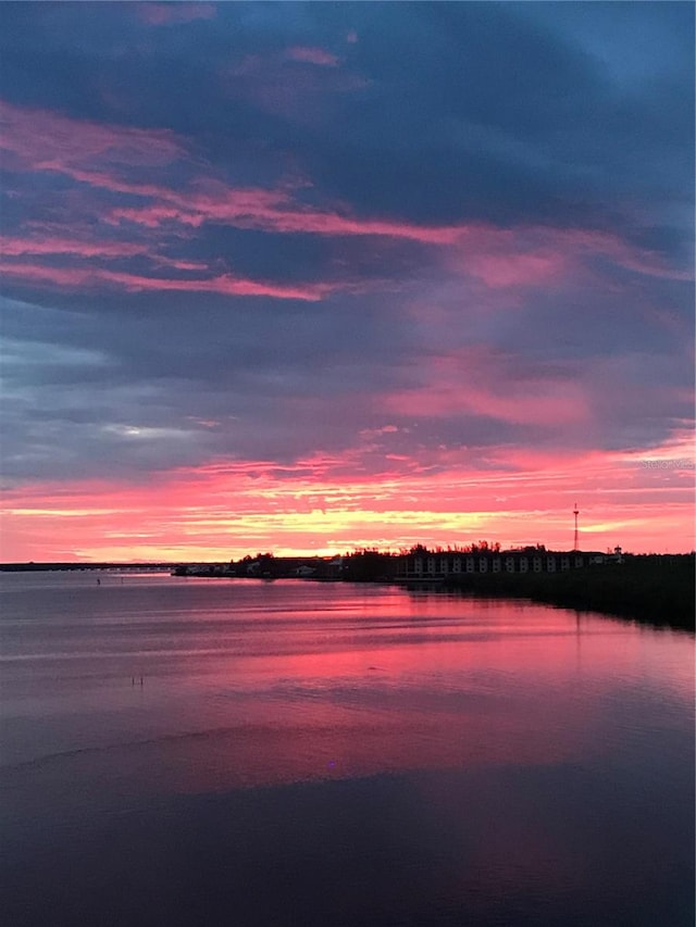 view of water view