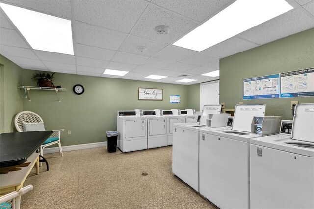 laundry room featuring washer and dryer