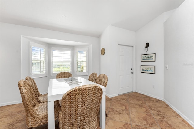 view of dining room