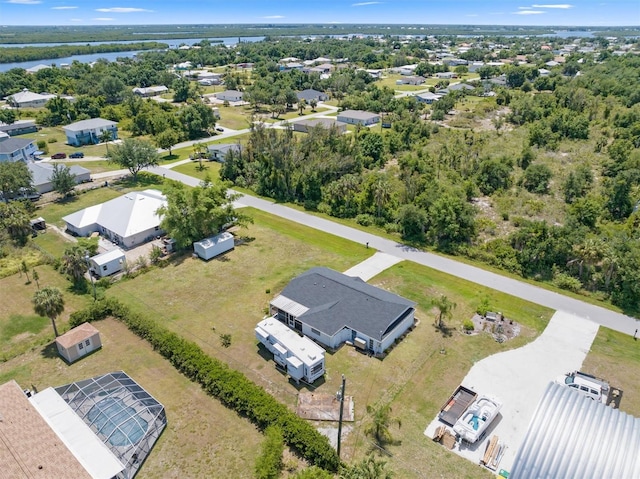 view of aerial view