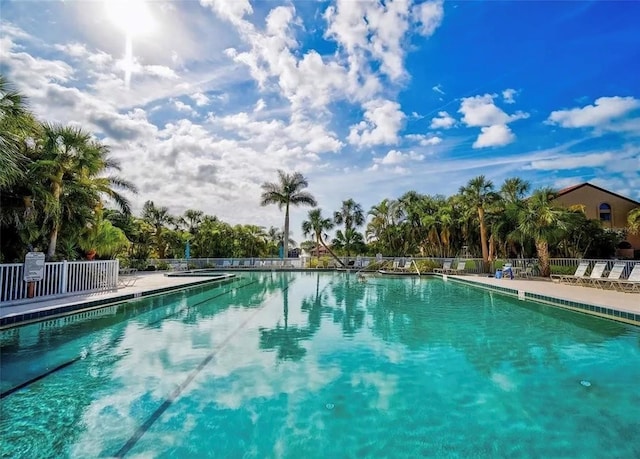 view of swimming pool