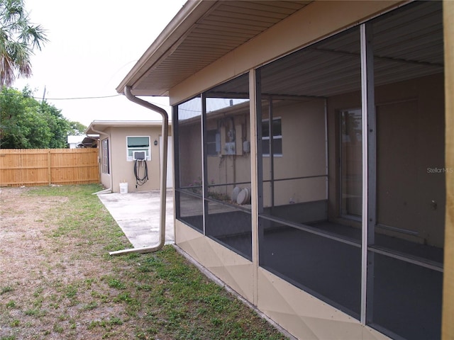 view of yard with a patio area