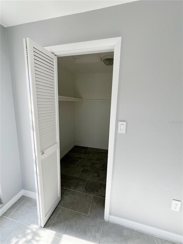 view of closet