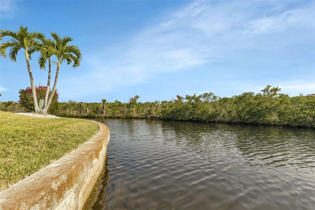 view of water feature