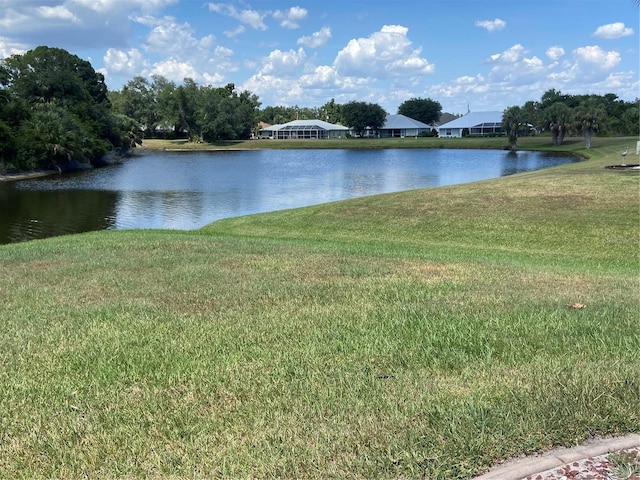 property view of water