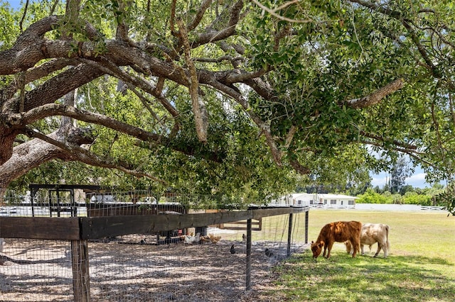 view of home's community featuring a lawn