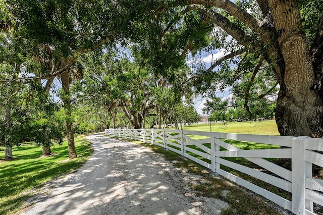 view of nearby features featuring a yard