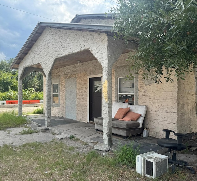 exterior space featuring a patio area