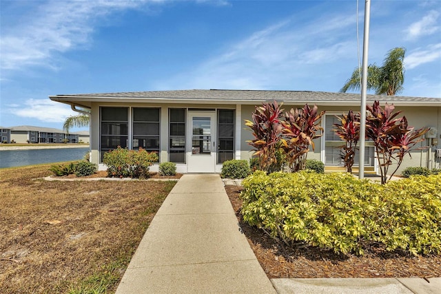 view of front of home