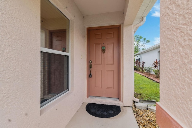 view of property entrance