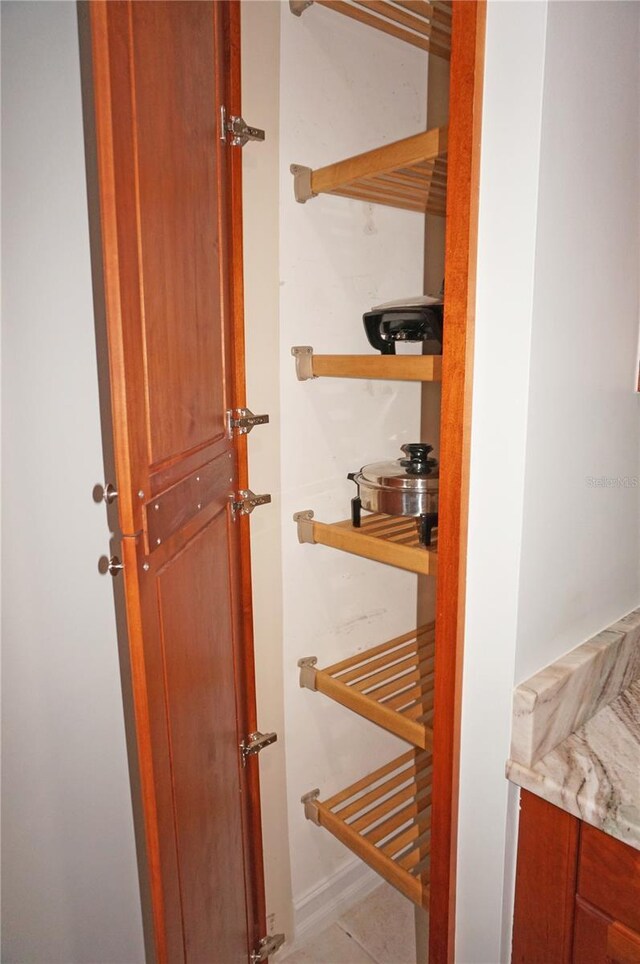 view of pantry