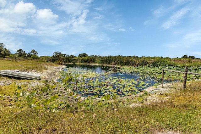 view of water feature