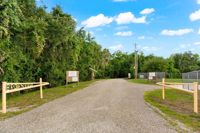 view of road